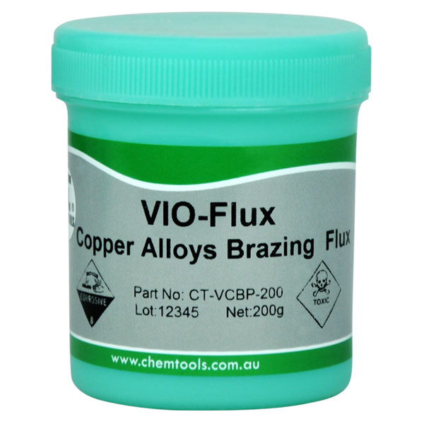 CHEMTOOLS VIO-FLUX COPPER/BRASS BRAZING PASTE FLUX 200G